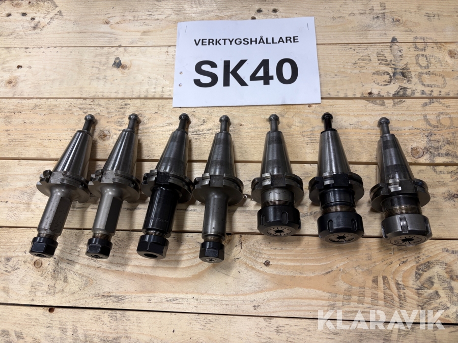 CNC Verktygshållare SK 40 Hyllshållare
