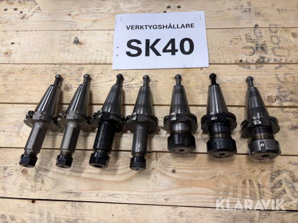 CNC Verktygshållare SK 40 Hyllshållare