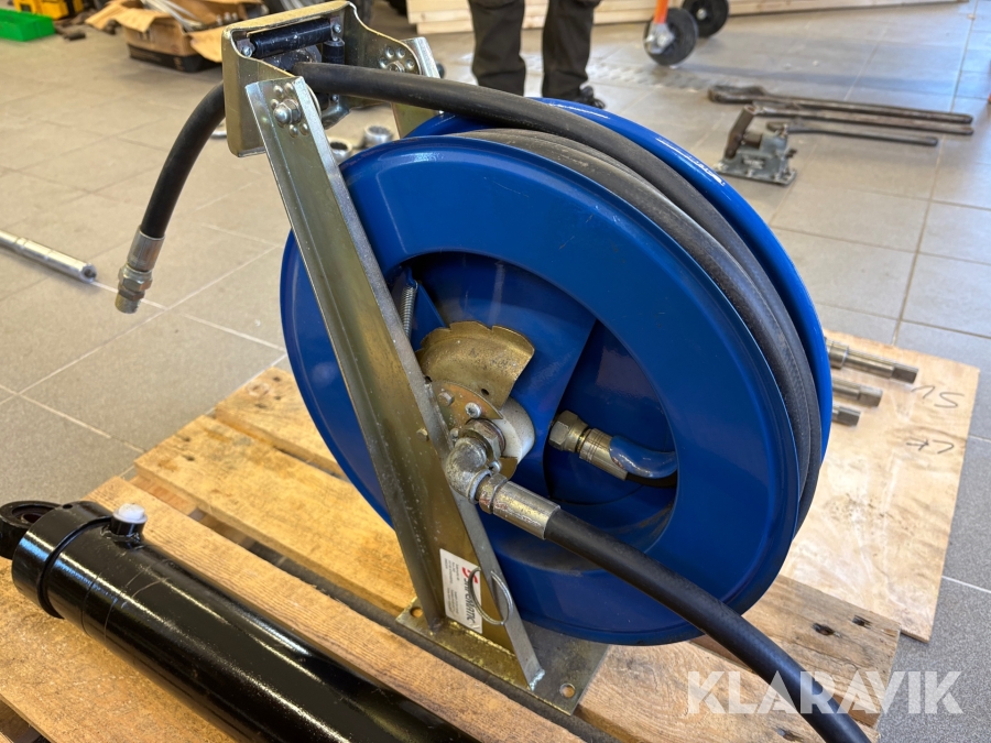 Slangvinda Safematic för olja, 10m