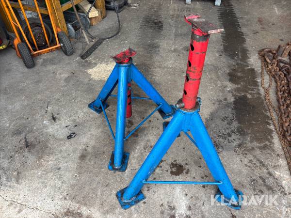 Pallbockar 2 st 10 ton