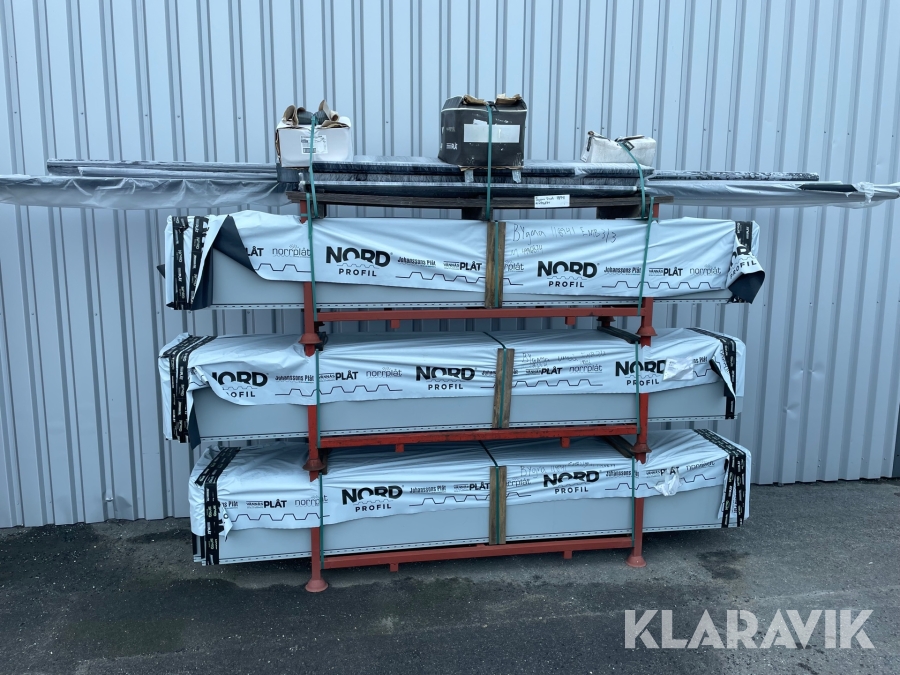 Takplåt Klickfals Vännäs Plåt Classic 475 Svart Textur