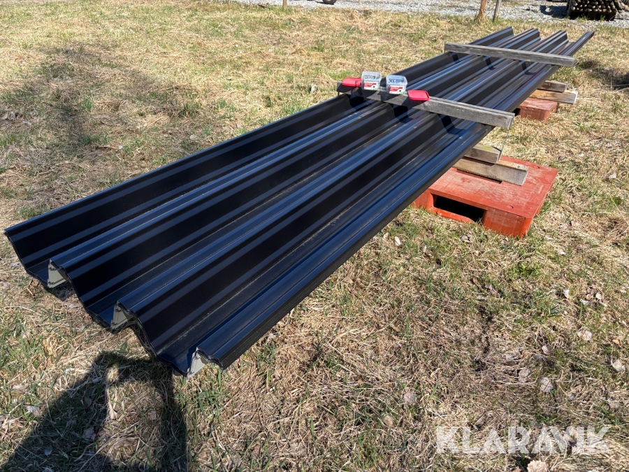 Takplåt Arcelor TRP 127 10st inkl skruv