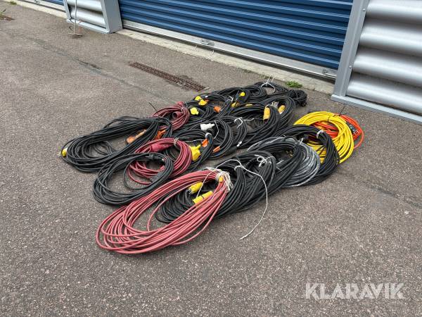 Förlängningskablar 22 st
