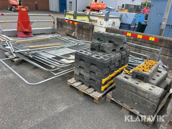 Byggstaket med vikter 8 st