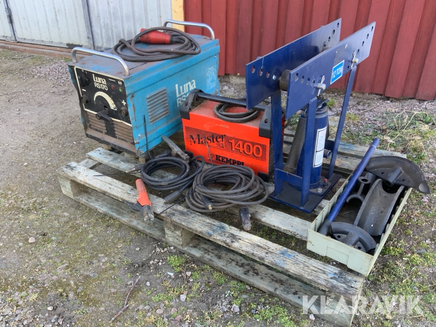 Rörbock och svetsar Luna/ Kemppi