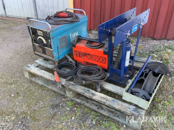 Rörbock och svetsar Luna/ Kemppi