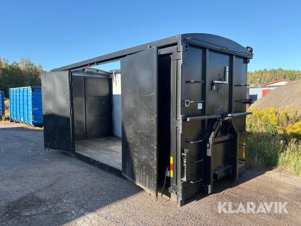 Lastväxlarcontainer med öppningsbar sida Flakab 40m3