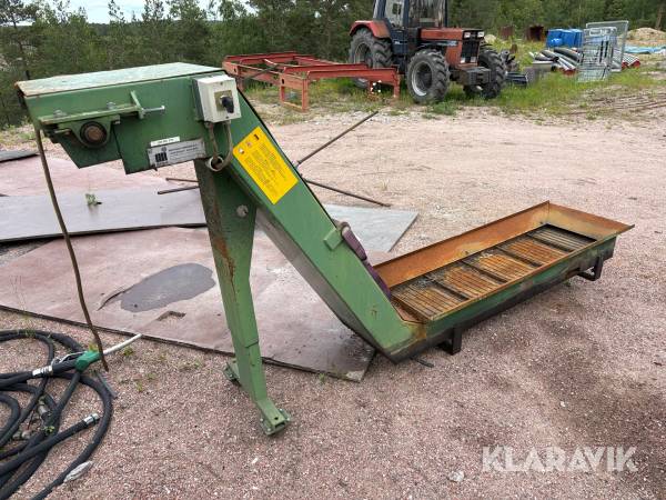 Lamelltransportör för spån Mayfran 1250-90 ajv 25/40