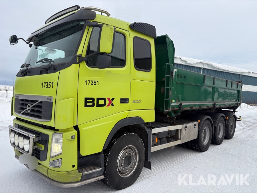Tridem Flakbil Volvo FH 500
