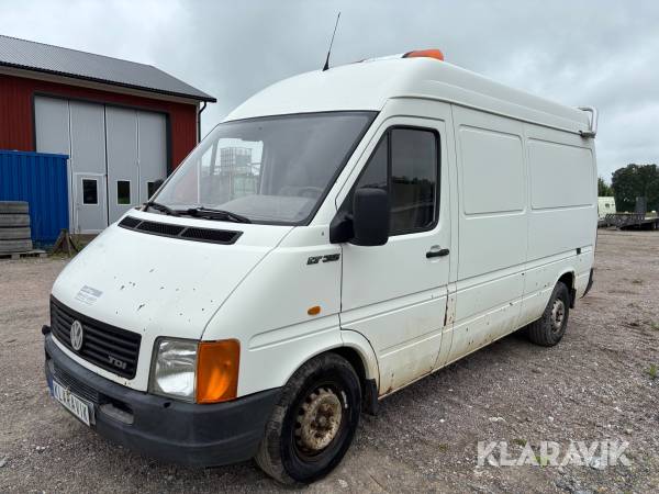 Skåpbil Volkswagen LT 35 med verkstadsinredning