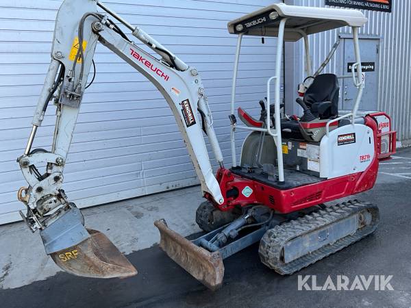 Grävmaskin Takeuchi TB216 hybrid