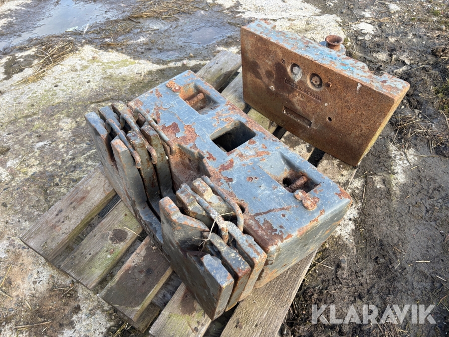 Frontvikter Fendt 5 delar