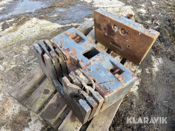 Frontvikter Fendt 5 delar