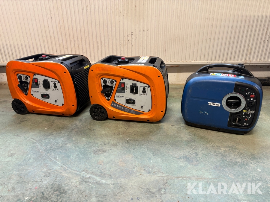 Elverk Endress / SDMO ESE 3000i / 2000C5 3 st