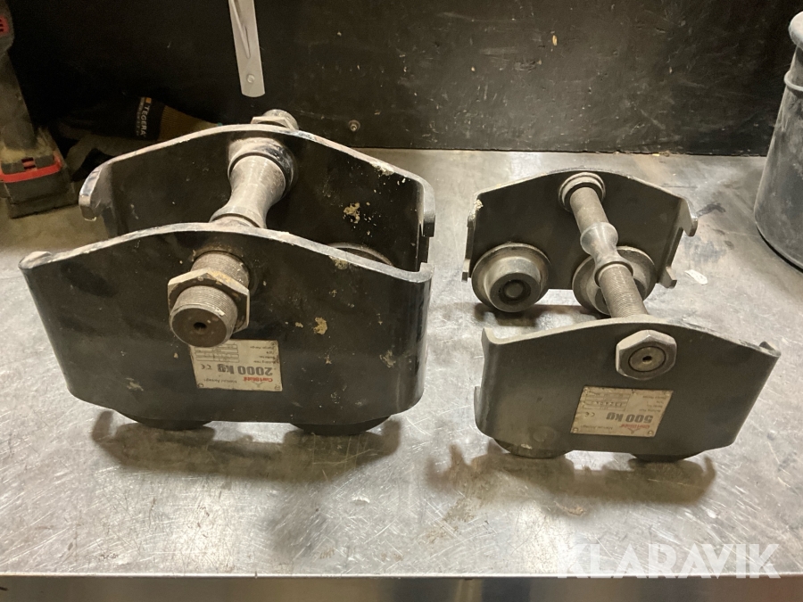 Balkvagn Carl Stahl 500 & 2000kg 2st