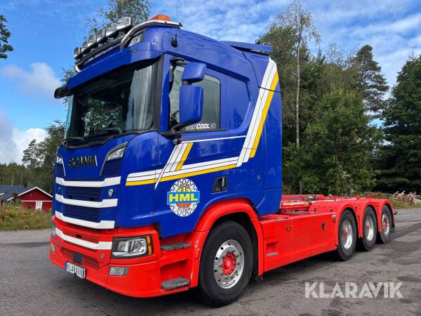 Lastväxlare Scania R520 8x4 tridem