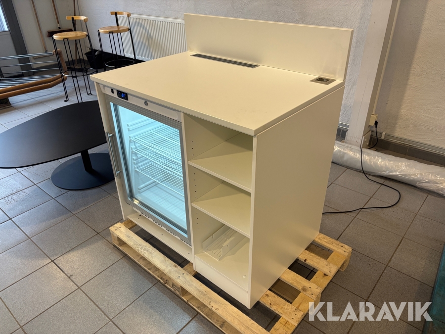 Servicebänk - Med inbyggd kyl