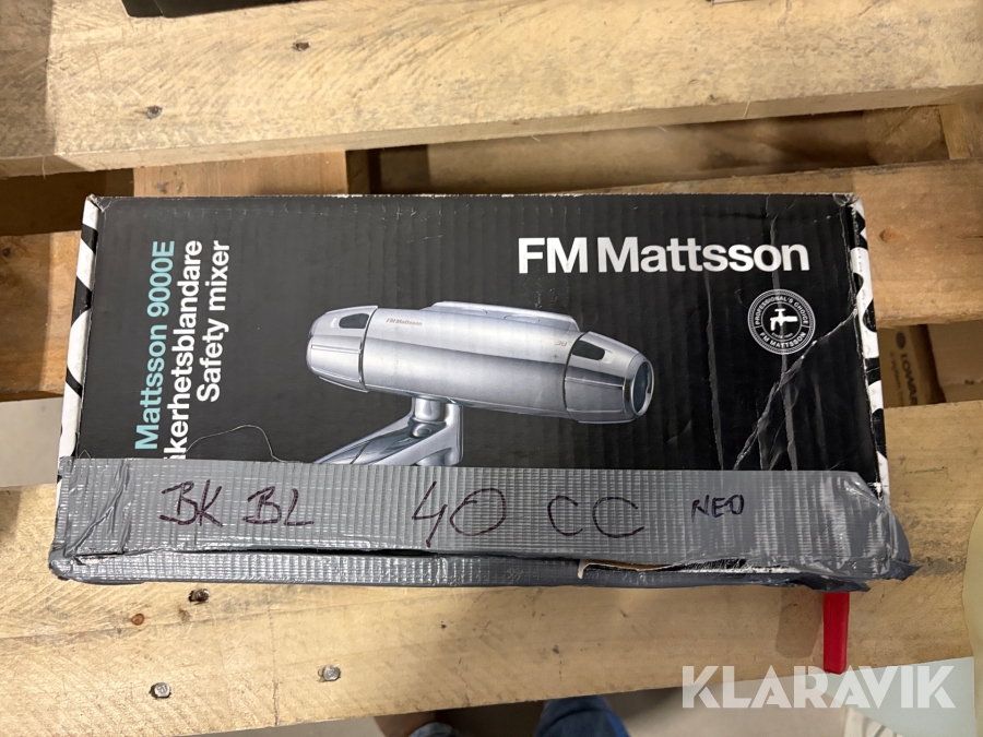 Badkarsblandare FM Mattsson 9000E 40cc