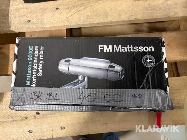 Badkarsblandare FM Mattsson 9000E 40cc
