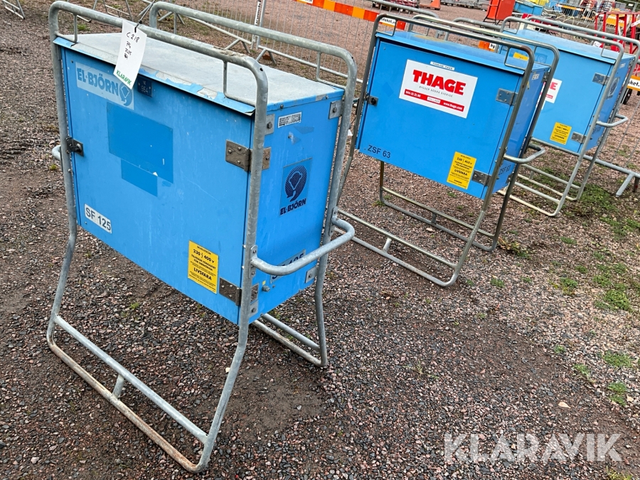 Elcentraler 3st El-Björn ZSF 63, SF 125