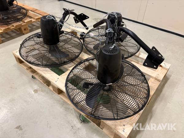 Fläktar 3 st