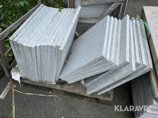 Granitplattor ljusa 8,3m2