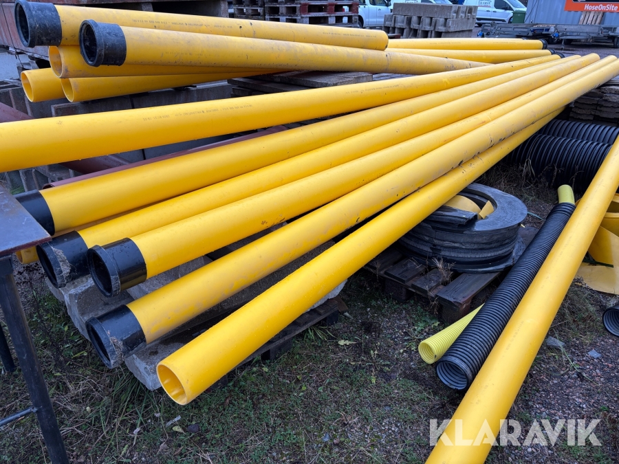 Kabelrör SRS PP 160x5,8 gul med tätning 11st