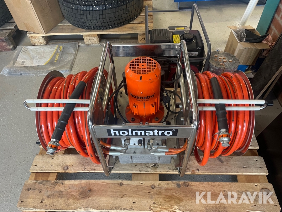 Hydraulpump med slang Holmatro
