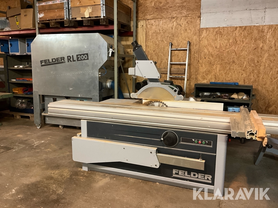 Justersåg Felder K 700 S med spånsug