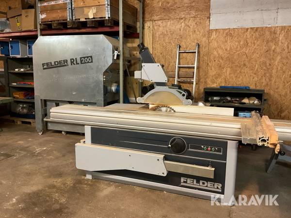 Justersåg Felder K 700 S med spånsug