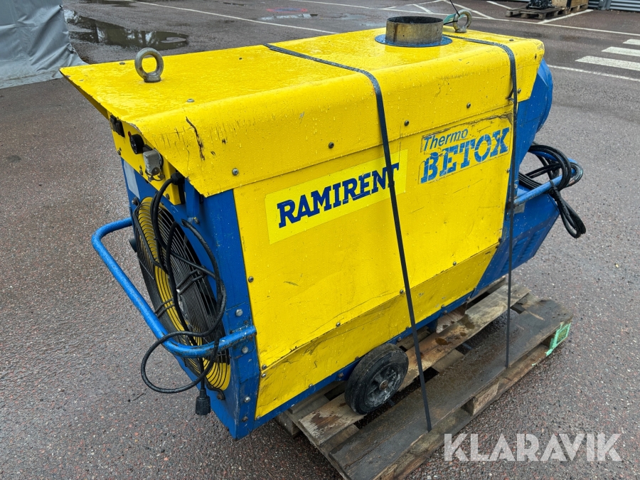 Luftvärmare Värmeväxlad Olja 70kW Thermo Betox 700