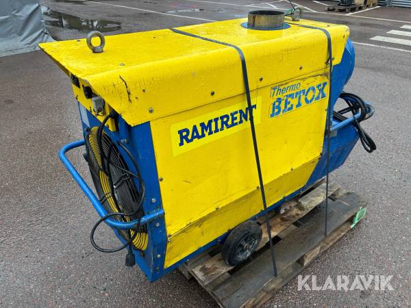 Luftvärmare Värmeväxlad Olja 70kW Thermo Betox 700