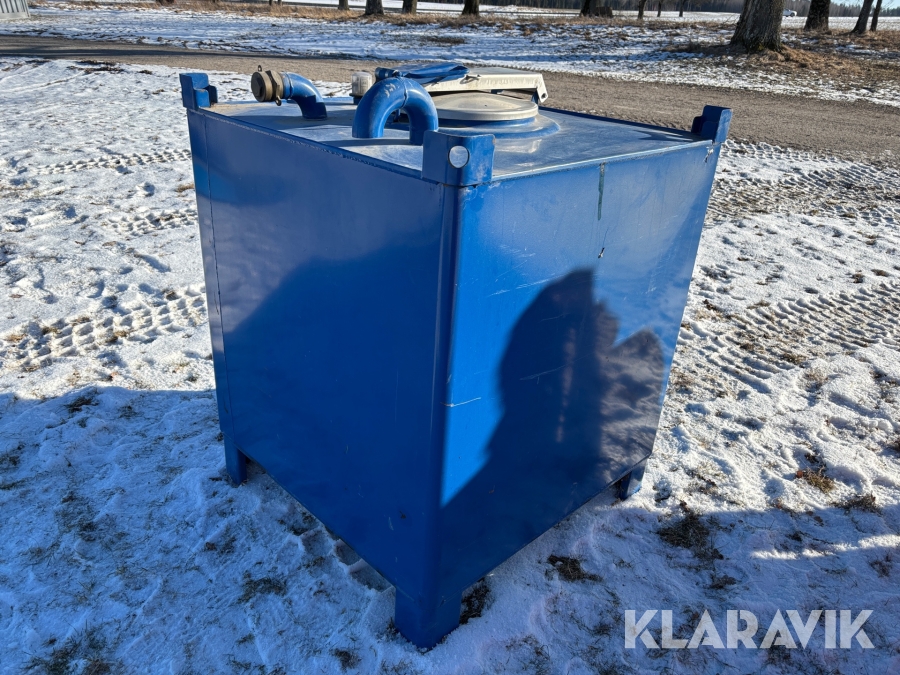 Spilloljetank 1000L nivåmätare