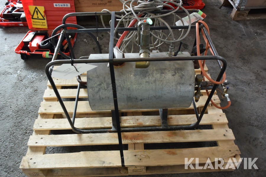 Ånggenerator Ång Tina PP 23 G gasoldriven