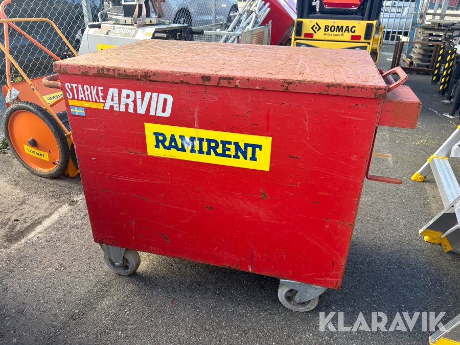 Verktygsvagn Starke Arvid Maxi 500 liter