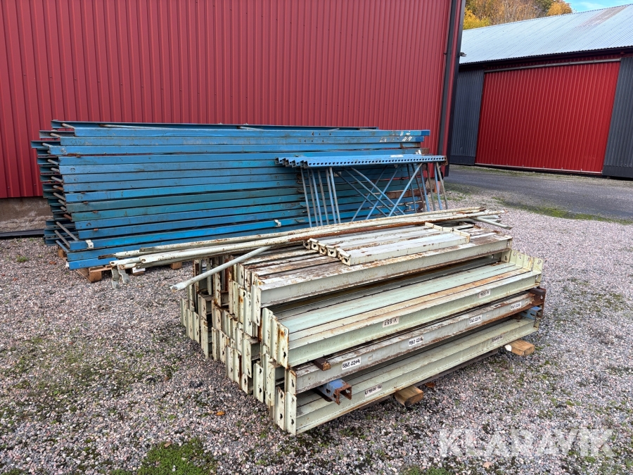 Pallställage 21 gavlar 79 balkar