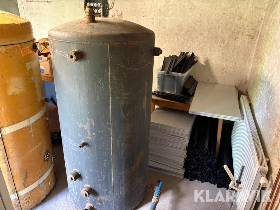Ackumulatortank 500 liter med isolering
