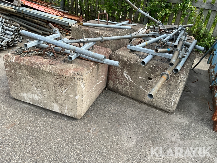Skyltfundament 3 st
