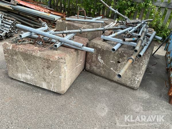Skyltfundament 3 st