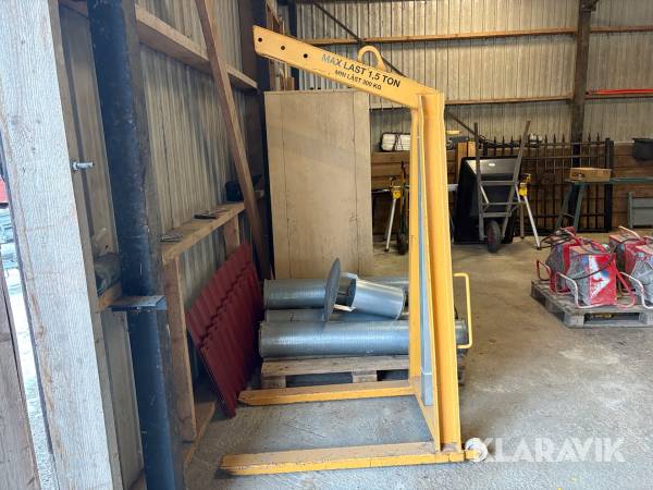 Palllyftare till kran 1500kg