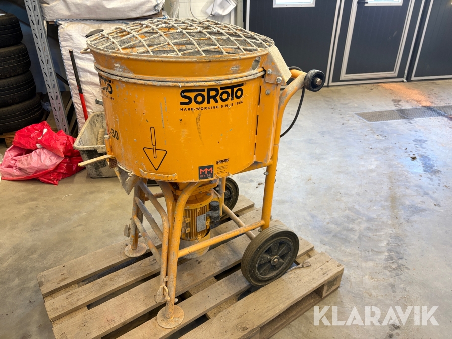Tvångsblandare betong Soroto 80 liter