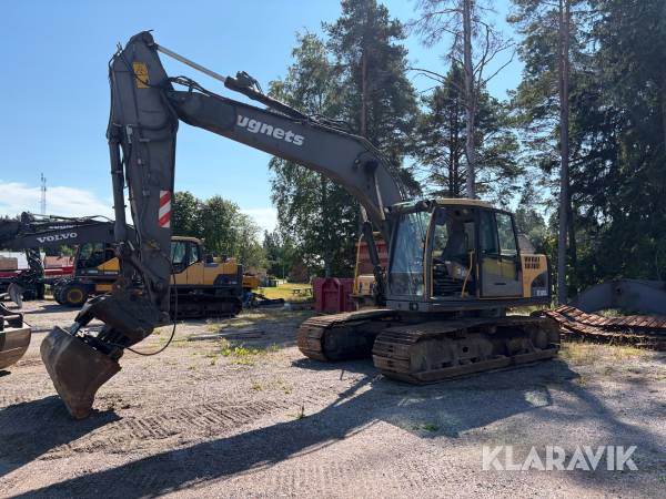 Grävmaskin Volvo EC160CL skogsutrustad