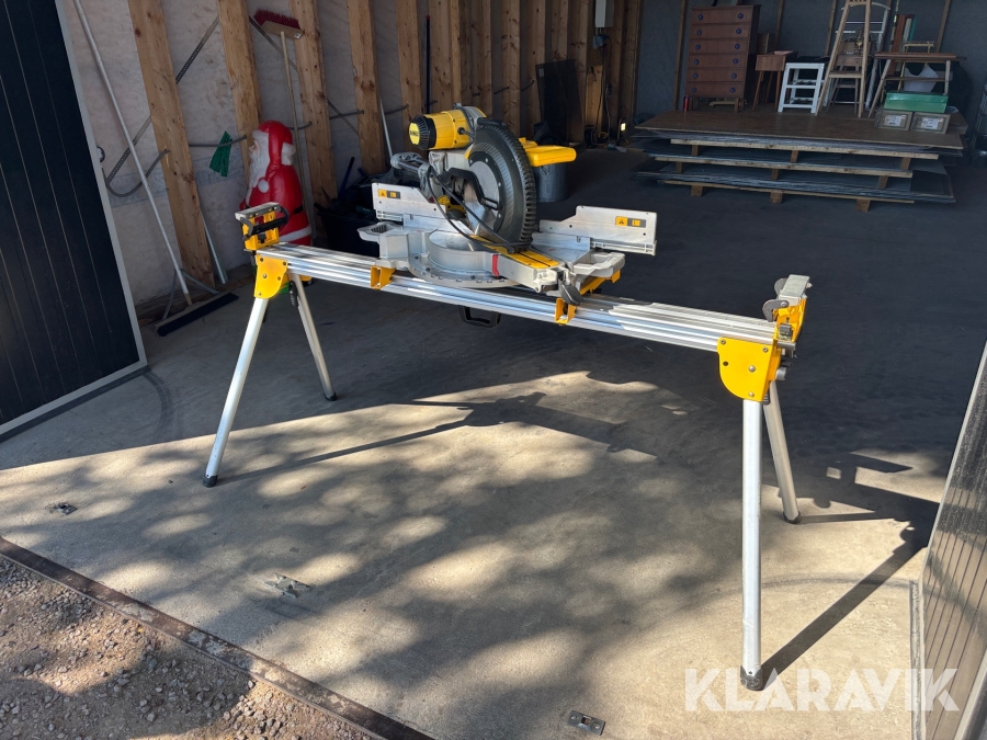 Kap & gersåg Dewalt DWS780 -QS med stativ