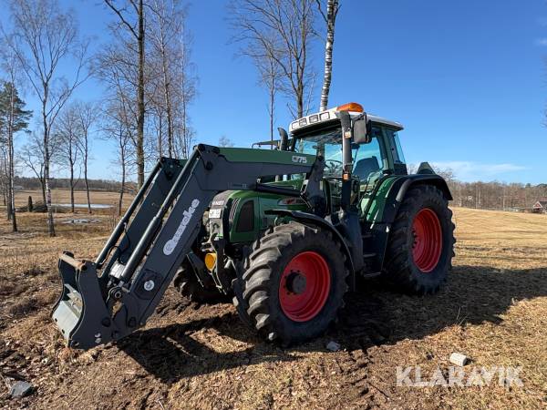 Traktor Fendt Vario Favorit 714 med frontlastare Quicke Q75