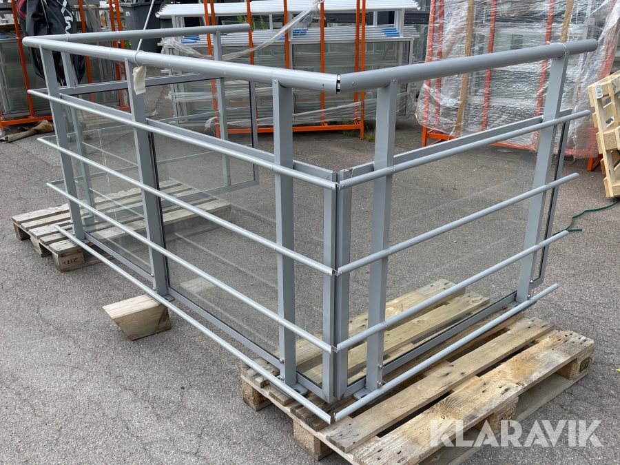 Balkongräcke 2.50x1.50m 3st