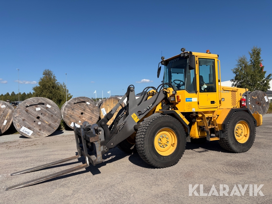 Hjullastare Volvo L50E med hydrauliska pallgafflar
