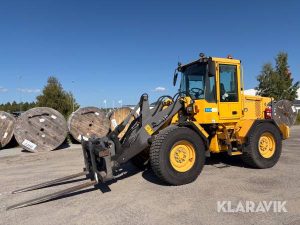 Hjullastare Volvo L50E med hydrauliska pallgafflar