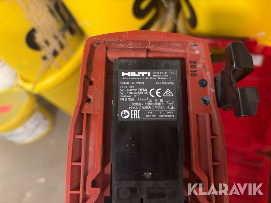 Skruvdragare Hilti SFC 22-A