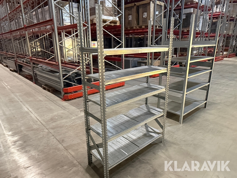 Lagerhyllor 10st sektioner S1