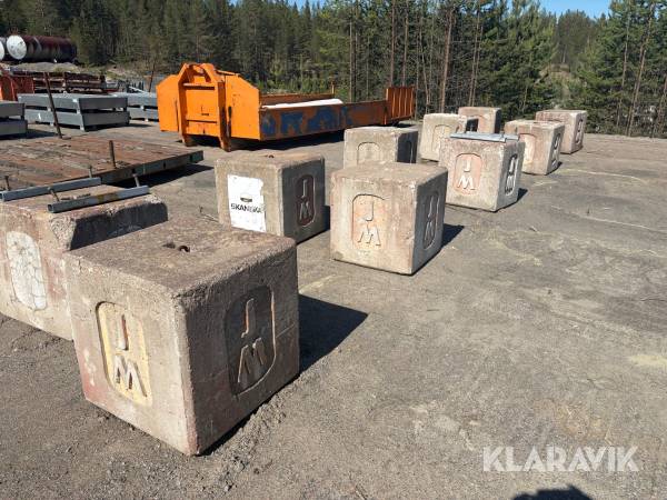 Betongfundament 10st
